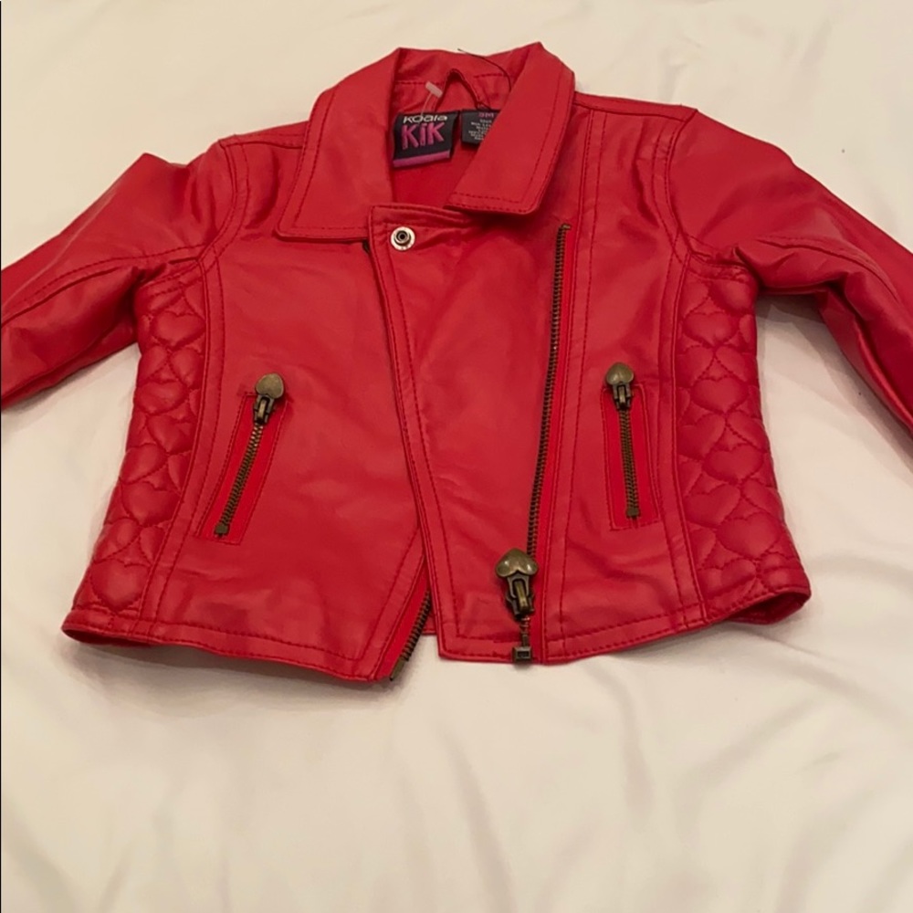 Baby leather jacket
